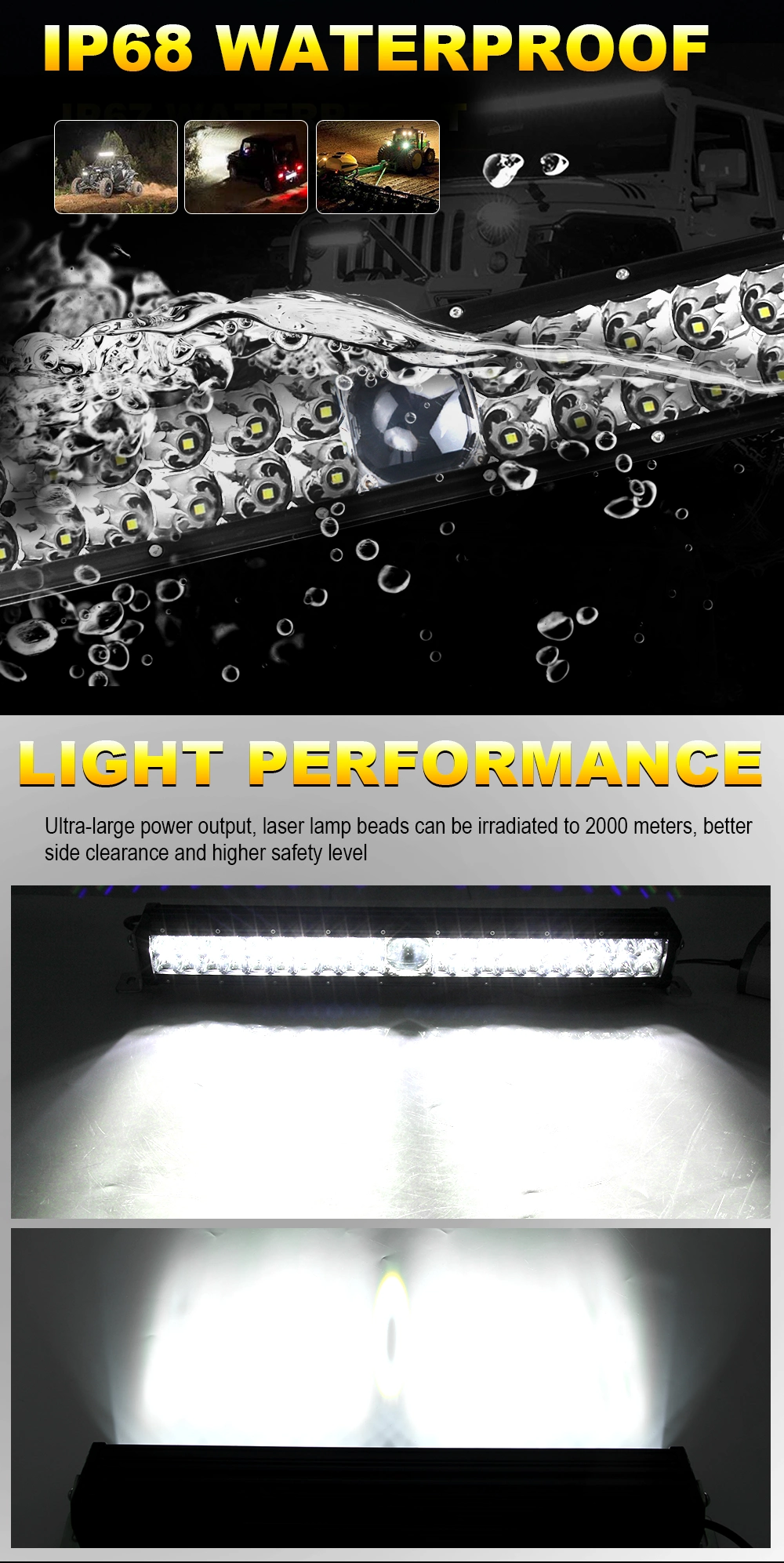 2020 New Super Bright 2000m Driving Beam Light 14